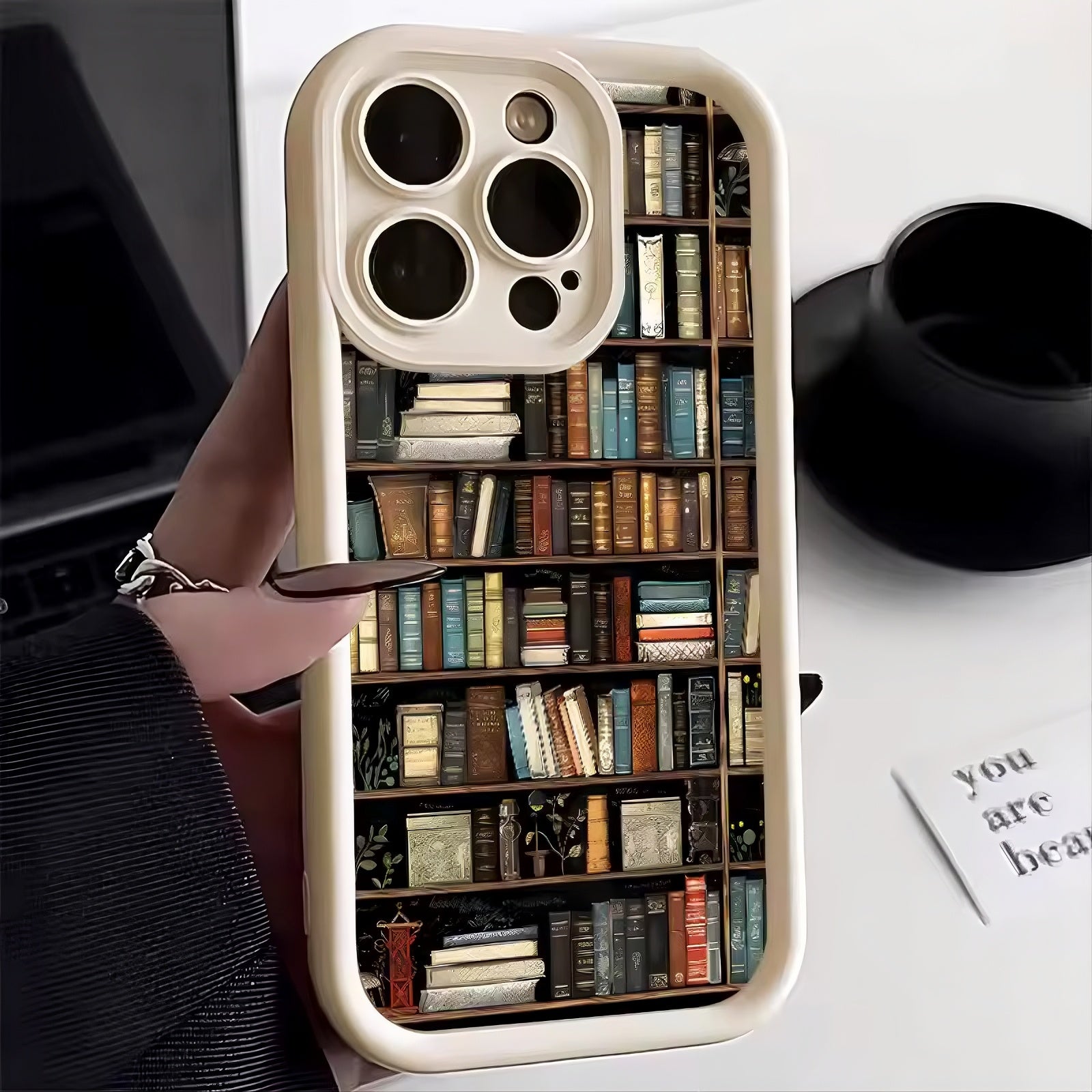 Book Shelf Silicone iPhone Case