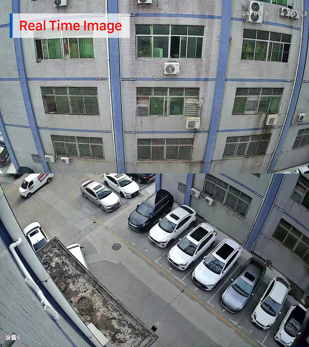 Dual Lens Solar Camera 4K WiFi Outdoor